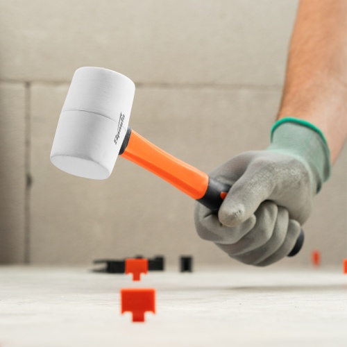 Киянка резиновая, 225 г, белая резина, фибергласовая рукоятка Sparta фото 8 Киянка резиновая, 225 г, белая резина, фибергласовая рукоятка Sparta фото 8