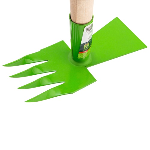 Мотыжка комбинированная, 80 х 380 мм, стальная, деревянная рукоятка, Агроном, Сибртех фото 4