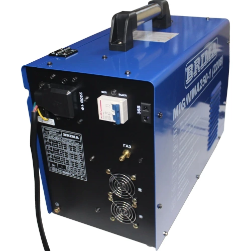 Сварочный полуавтомат инверторный Brima MIG/MMA 250-1 220В моноблок ЦБ-00000039 фото 5 Сварочный полуавтомат инверторный Brima MIG/MMA 250-1 220В моноблок ЦБ-00000039 фото 5