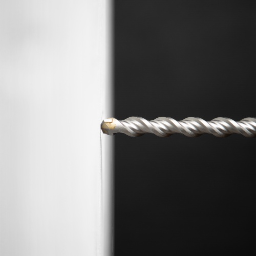 Бур по бетону, двойная спираль, три пылеотводящие кромки, 12 x 210 мм DENZEL фото 8