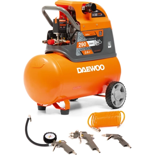 Компрессор Daewoo поршневой с набором аксессуаров DAC 50D