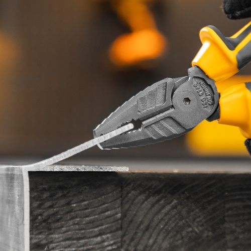 Плоскогубцы комбинированные 165 мм, трехкомпонентные рукоятки Denzel фото 12