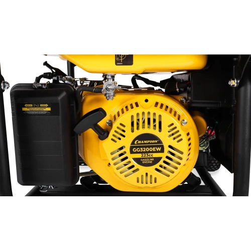 Генератор Champion GG3200EW (3,2/3,5кВт OHV 7,5лс 15л 48кг эл.старт колеса) фото 6 Генератор Champion GG3200EW (3,2/3,5кВт OHV 7,5лс 15л 48кг эл.старт колеса) фото 6