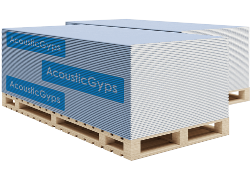 Гипсокартон (ГКЛ) звукоизоляционный AcousticGyps 2000х1200х12,5 мм фото 4