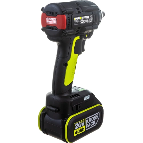 Аккумуляторный ударный гайковерт WORX Professional WU279.1 фото 7
