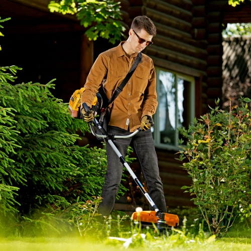 Триммер бензиновый DT 43S, 43 см3, 2.5 л. с, разъемная штанга, состоит из 2 частей Denzel фото 20