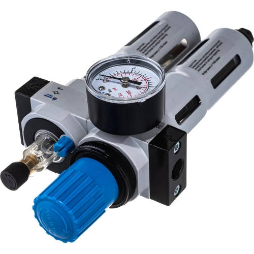 Фильтр влагоотделитель с редуктором и лубрикатором (1/4"; 16 бар) МАСТАК 690-21 фото 4 Фильтр влагоотделитель с редуктором и лубрикатором (1/4"; 16 бар) МАСТАК 690-21 фото 4