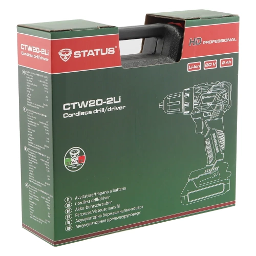Бесщеточная дрель-шуруповерт STATUS CTW 20-2Li 07125801 фото 8