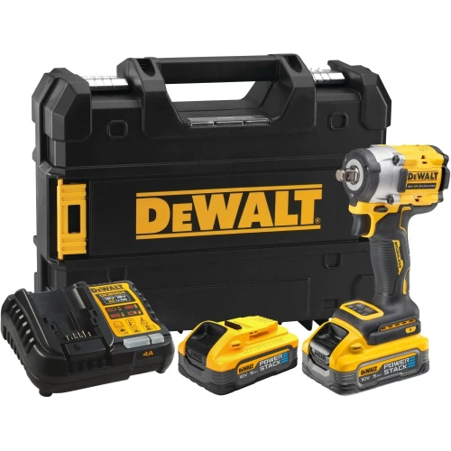 Аккумуляторный гайковерт DEWALT DCF921H2T, 18В, 610Нм, 3550 уд/мин, с 2 АКБ 5 Ач и ЗУ, в кейсе TSTAK DCF921H2T-QW Аккумуляторный гайковерт DEWALT DCF921H2T, 18В, 610Нм, 3550 уд/мин, с 2 АКБ 5 Ач и ЗУ, в кейсе TSTAK DCF921H2T-QW