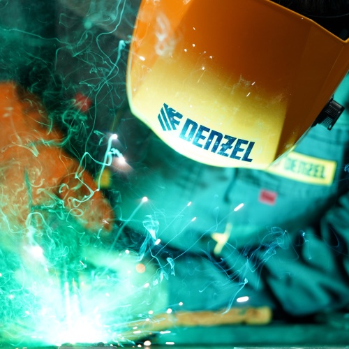 Щиток защитный лицевой (маска сварщика) F6, см. окно 93х43, Real Color, DIN4/5-8/9-13// Denzel фото 16