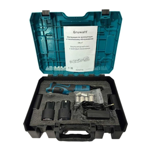 Угловой гайковёрт аккумуляторный Gruwatt DBL47 фото 5 Угловой гайковёрт аккумуляторный Gruwatt DBL47 фото 5