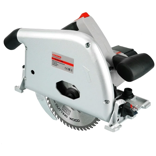 Погружная пила CROWN  CT15134-165 с направляющей фото 10