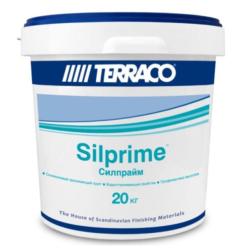 Грунтовка для фасадных работ Terraco Silprime 20 кг