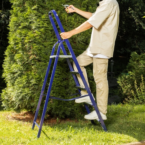 Стремянка, 5 ступеней, стальная, Сибртех фото 13