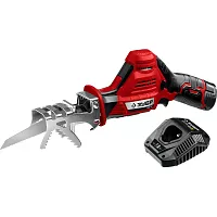 Сабельная пила ЗУБР С12В, 1 АКБ 2 Ач, в коробке СПЛ-125-21