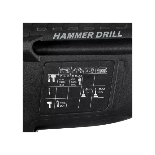 Бесщеточный аккумуляторный перфоратор MINLI 26мм. 2.0N.m Li-ion 18Vx2 / 4.0A DC2601 фото 10