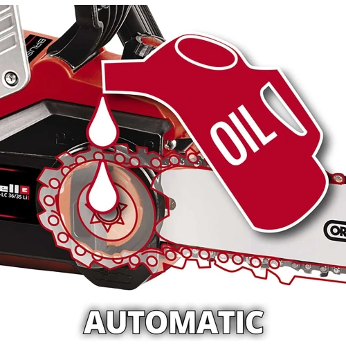 Пила цепная аккумуляторная Einhell PXC GP(GE)-LC 36/35 Li + 2 акк.4,0 + ЗУ двойное Twincharger 3А 4501780SET фото 5 Пила цепная аккумуляторная Einhell PXC GP(GE)-LC 36/35 Li + 2 акк.4,0 + ЗУ двойное Twincharger 3А 4501780SET фото 5