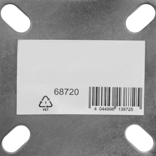 Колесо поворотное с тормозом D 75 мм, крепление  платформенное Сибртех фото 6