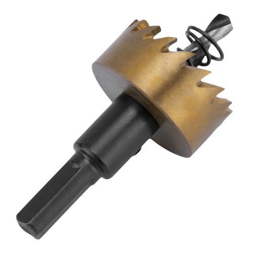 Коронка по металлу HSS, 30 мм, нитридтитановое покрытие Denzel фото 2