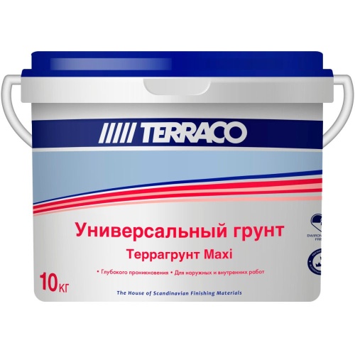 Грунтовка универсальная Terraco Terragrunt Maxi 10 кг