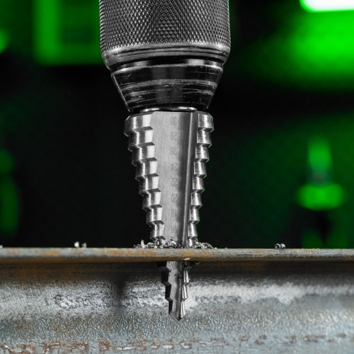 Сверло ступенчатое по металлу, 6-8-10-12-14-16-18-20-22-24-26-28-30мм, 4241 Сибртех фото 11