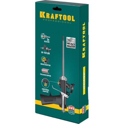 Цельнометаллический пистолет для монтажной пены KRAFTOOL Grand 06853 фото 8