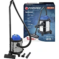 Пылесос для сухой и влажной уборки Forsage 20 л, 1200 Вт F-607-20-B(60054)