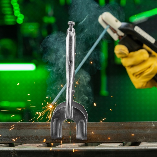 Зажим ручной, двойной, точечная фиксация, 225 мм Сибртех фото 13