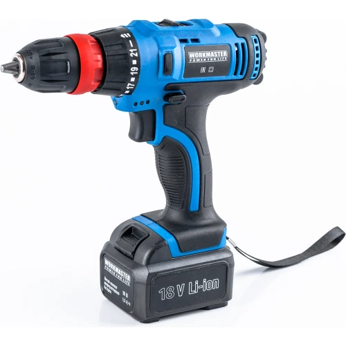 Аккумуляторная дрель-шуруповерт WorkMaster АШ-18ЛМ