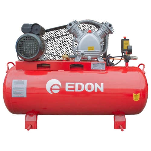 Компрессор масляный Edon OAC-100/2200 ременной 39782 фото 4