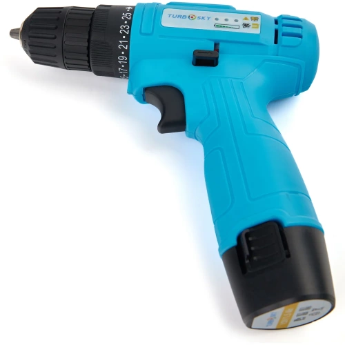 Аккумуляторная дрель-шуруповерт Turbosky ДА-12/1.5 1 АКБ 454 фото 3