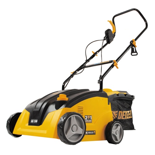 Скарификатор-аэратор  электрический SAE-1500, 1500 Вт, -11/+5 мм, 32 cм Denzel фото 9