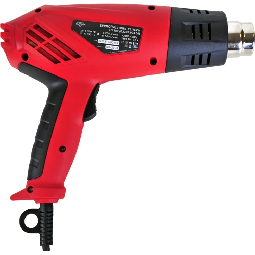 Термопистолет Elitech ТВ 180 ДМ 202425 фото 4 Термопистолет Elitech ТВ 180 ДМ 202425 фото 4