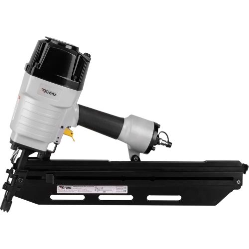 Пневмопистолет гвоздезабивной (нейлер) KRANZ N90/D21, наклон 21 градус KR-16-1620 Пневмопистолет гвоздезабивной (нейлер) KRANZ N90/D21, наклон 21 градус KR-16-1620