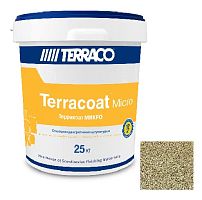 Штукатурка фасадная Terraco Terracoat Micro Шагрень 25 кг