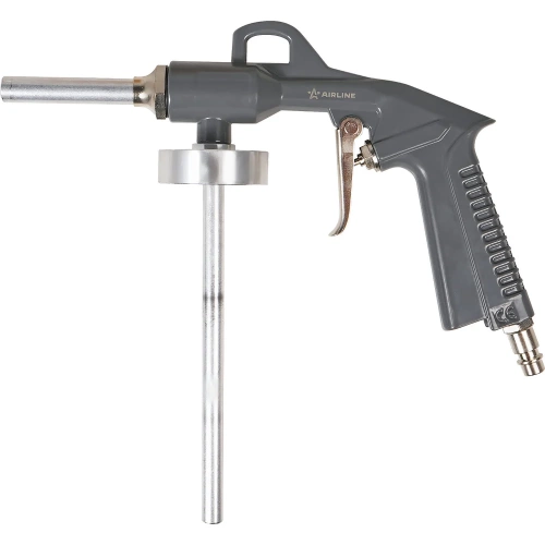 Пистолет для антигравийных и антикоррозийных составов под Евробаллон Airline с прямым соплом 50 мм ATBU050 фото 3 Пистолет для антигравийных и антикоррозийных составов под Евробаллон Airline с прямым соплом 50 мм ATBU050 фото 3