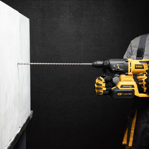 Бур по бетону, двойная спираль, три пылеотводящие кромки, 10 x 460 мм DENZEL фото 6 Бур по бетону, двойная спираль, три пылеотводящие кромки, 10 x 460 мм DENZEL фото 6