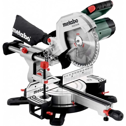 Торцовочная пила Metabo KGS 254 M 1800 Вт + пильный диск 613254000 Торцовочная пила Metabo KGS 254 M 1800 Вт + пильный диск 613254000