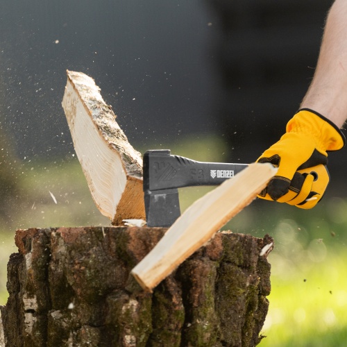 Топор-колун, F3, 640 гр, двухкомпонентная рукоятка, 320 мм// Denzel фото 13 Топор-колун, F3, 640 гр, двухкомпонентная рукоятка, 320 мм// Denzel фото 13