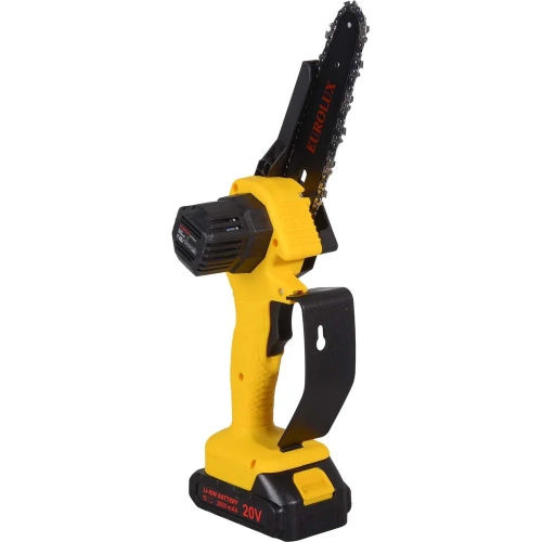 Электропила аккумуляторная Eurolux ELS-20-Li с 1 АКБ 2А*ч и ЗУ в комплекте 70/10/56 фото 8