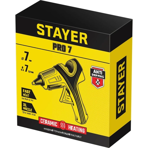 Электрический термоклеевой пистолет STAYER Pro 7 0681-07 фото 8 Электрический термоклеевой пистолет STAYER Pro 7 0681-07 фото 8