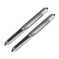 Метчик ручной М6 х 1 мм, комплект из 2 шт Сибртех