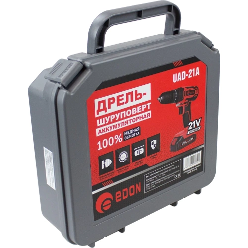 Аккумуляторная дрель EDON UAD-21A 24907 фото 9 Аккумуляторная дрель EDON UAD-21A 24907 фото 9