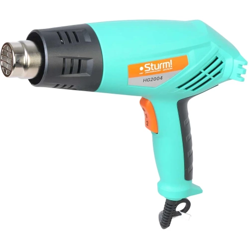 Фен технический Sturm 2000 Вт, 350/550C, 250/550л/мин, 5 насадок, кейс HG2004 фото 7