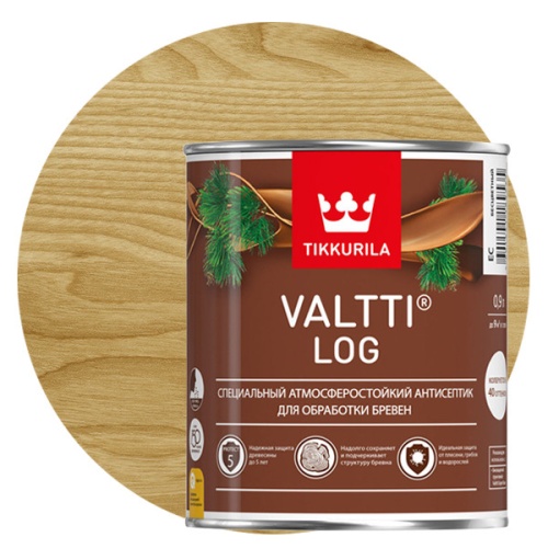 Антисептик Tikkurila Valtti Log орегон 0,9 л