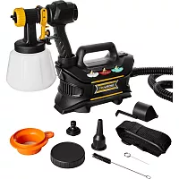 Краскопульт электрический TECMASTER T 1000 DIY с комплектом металлических форсунок 1231000
