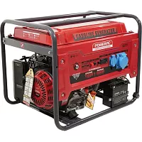 Генератор бензиновый электрический POWERAC 8 кВт, 220В, 16л.с., электростартер + АКБ PR8500H2E