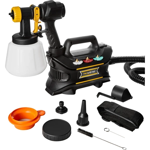 Краскопульт электрический TECMASTER T 1000 DIY с комплектом металлических форсунок 1231000