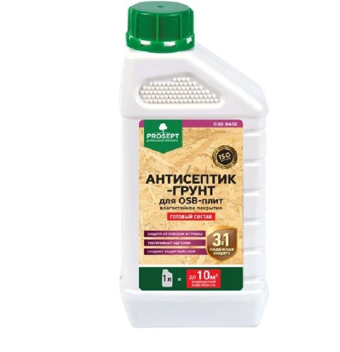 Антисептик-грунт для плит OSB Prosept Osb Base 044-01 1 л