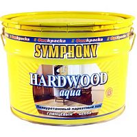 Лак паркетный Symphony Hardwood Aqua 00-01100439 глянцевый в пластиковом ведре 2,7 л